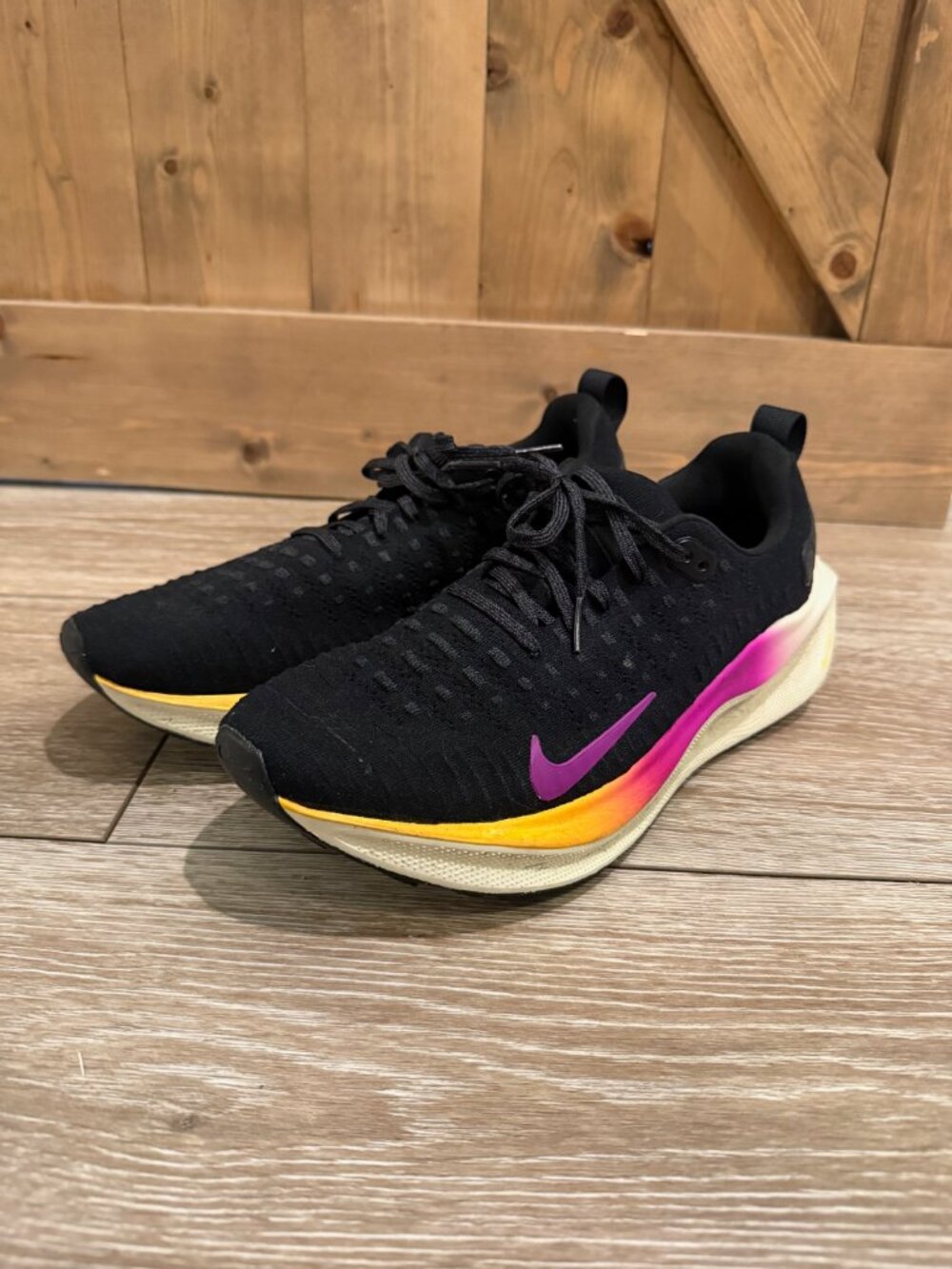 Nike Women's ReactX Infinity Run 4, Black Hyper Violet, Size 11.5